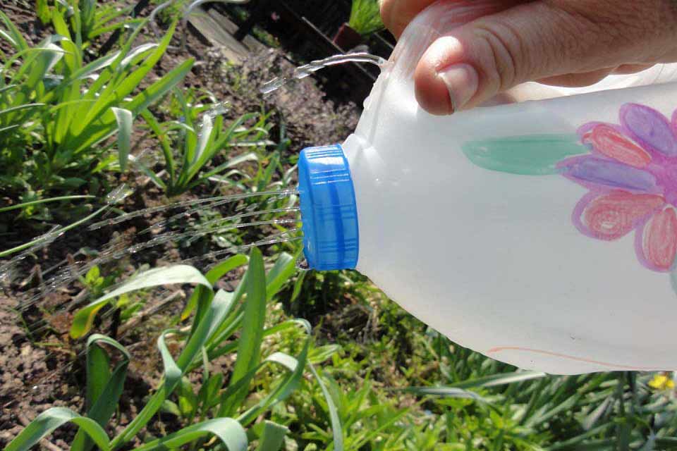 How to Turn a Milk Jug Into a Watering Can