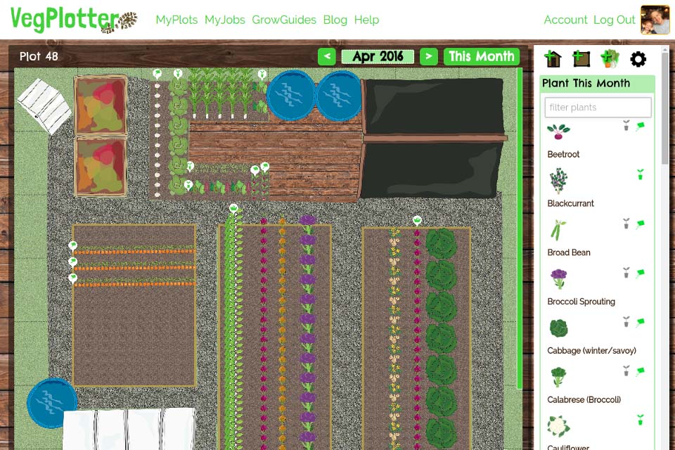 free vegetable garden planning software